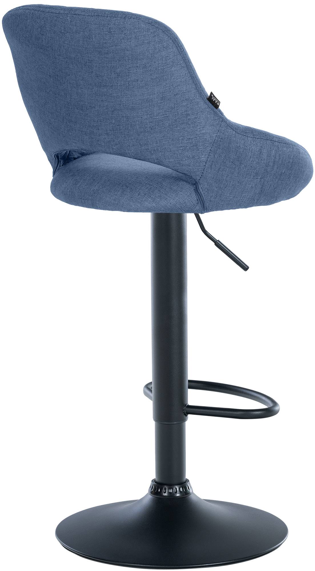 Barhocker Milet Stoff schwarz