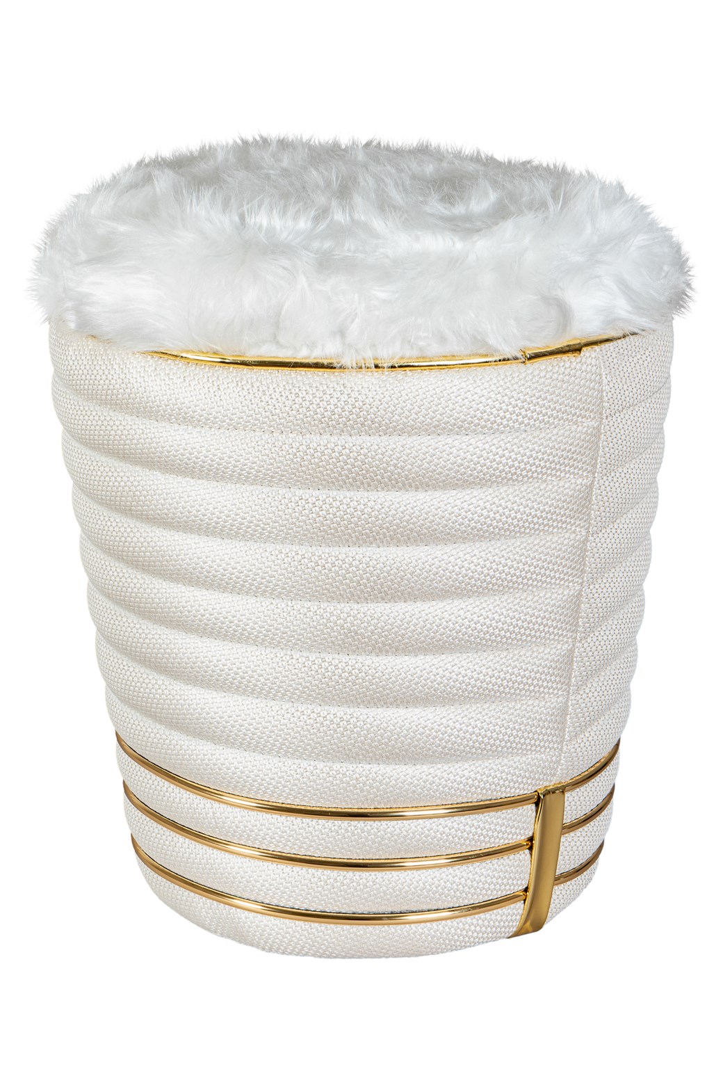 Hocker Hocker Doric 345 Elfenbein / Gold