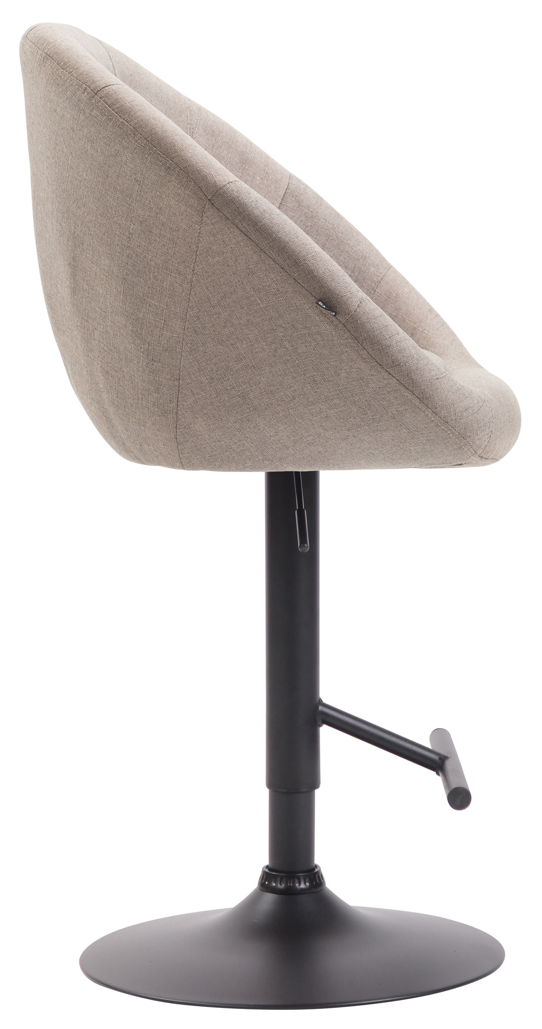 Barhocker London V2 Stoff schwarz