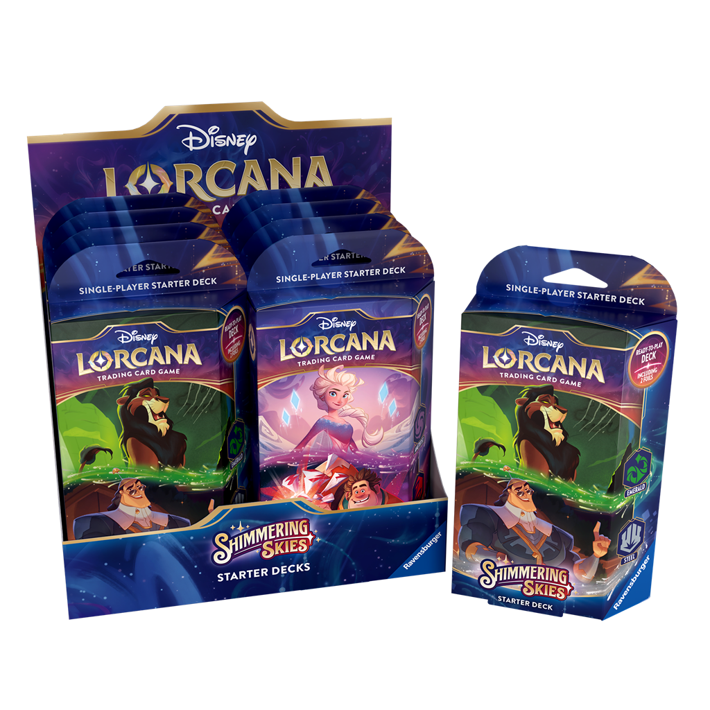 Ravensburger Disney Disney Lorcana Set 5: Shimmering Skies - Starter Deck Display (8 pcs) - EN