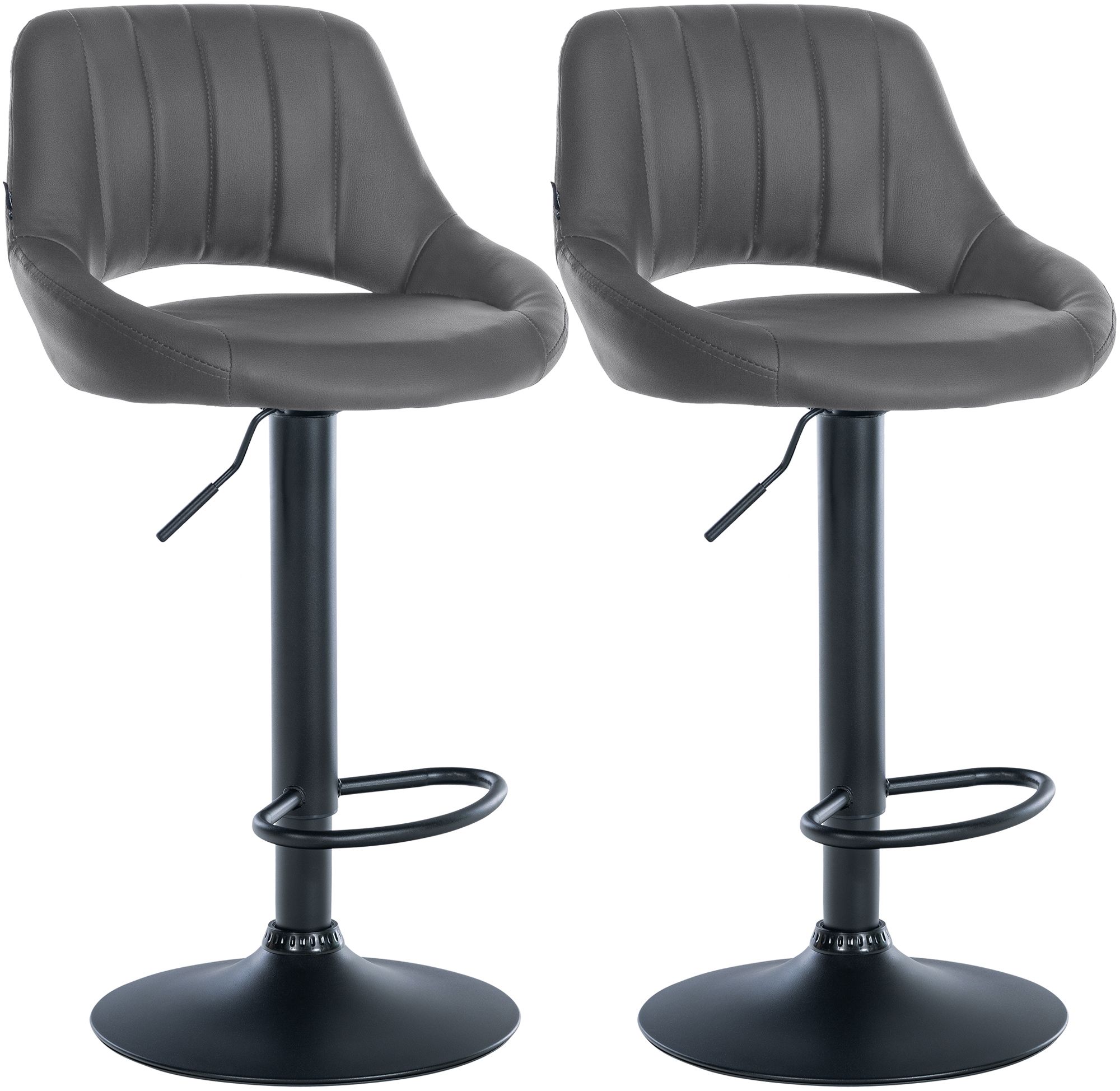 2er Set Barhocker Milet Kunstleder B