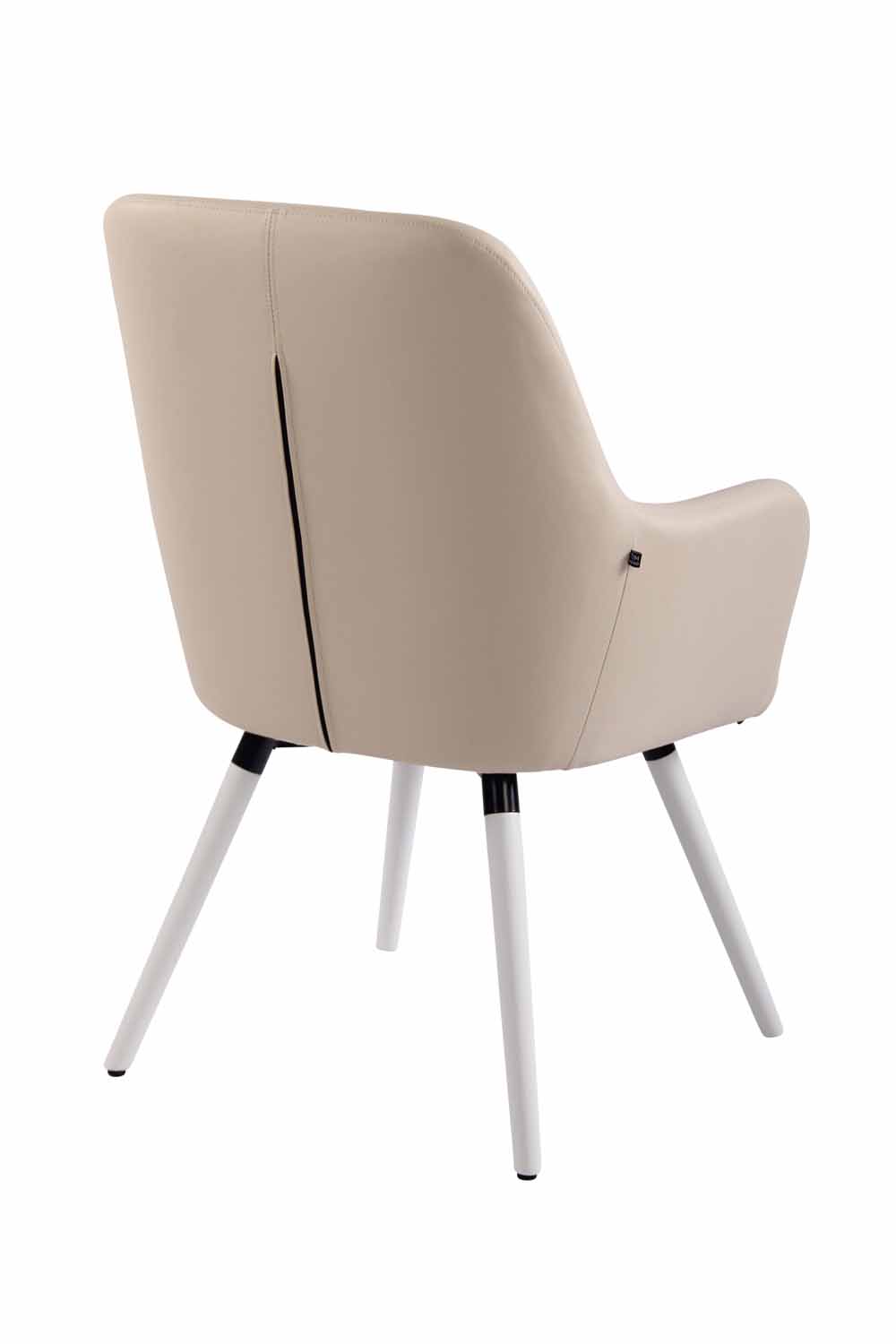 Lounger Aarhus Kunstleder weiß