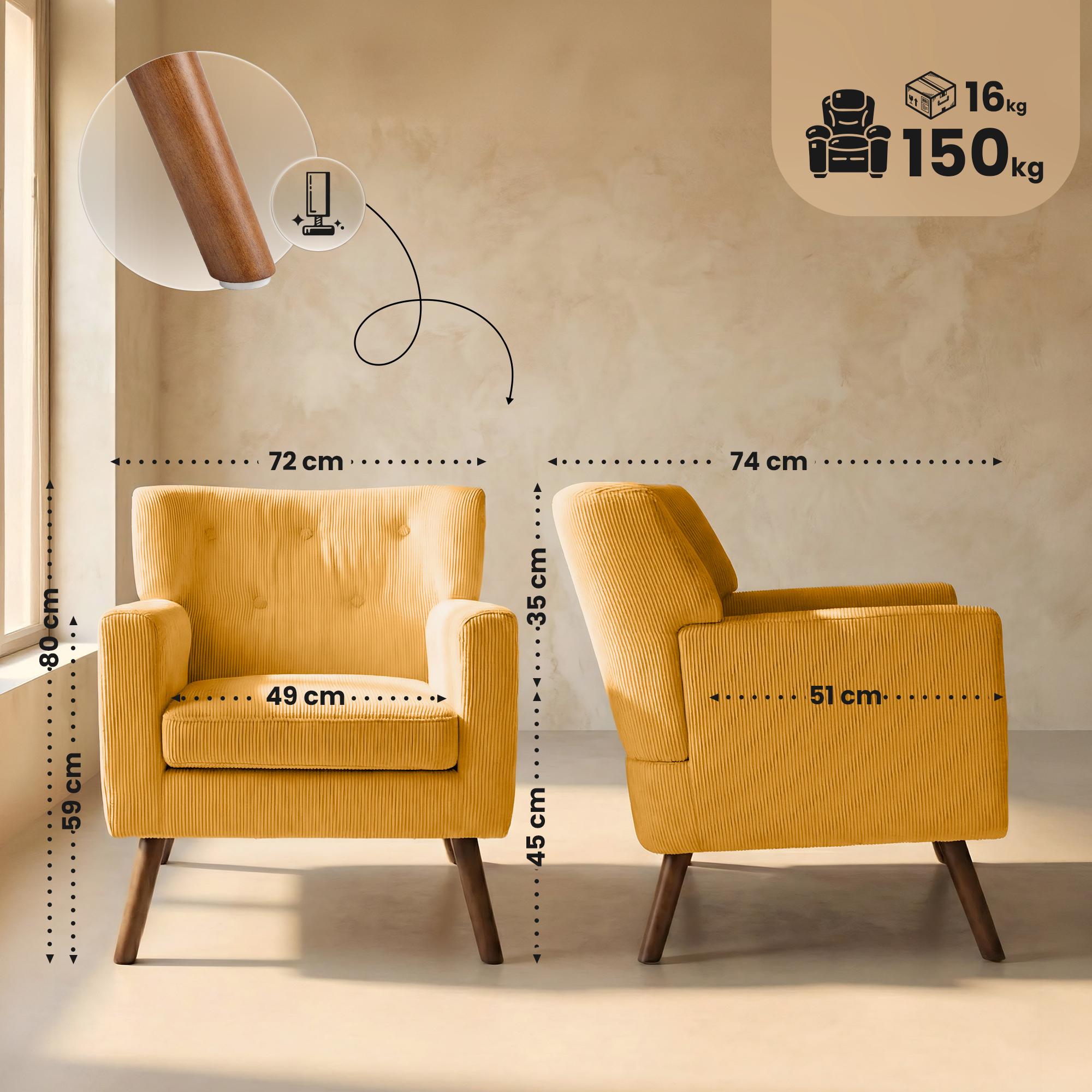 Sessel Kioni Cord