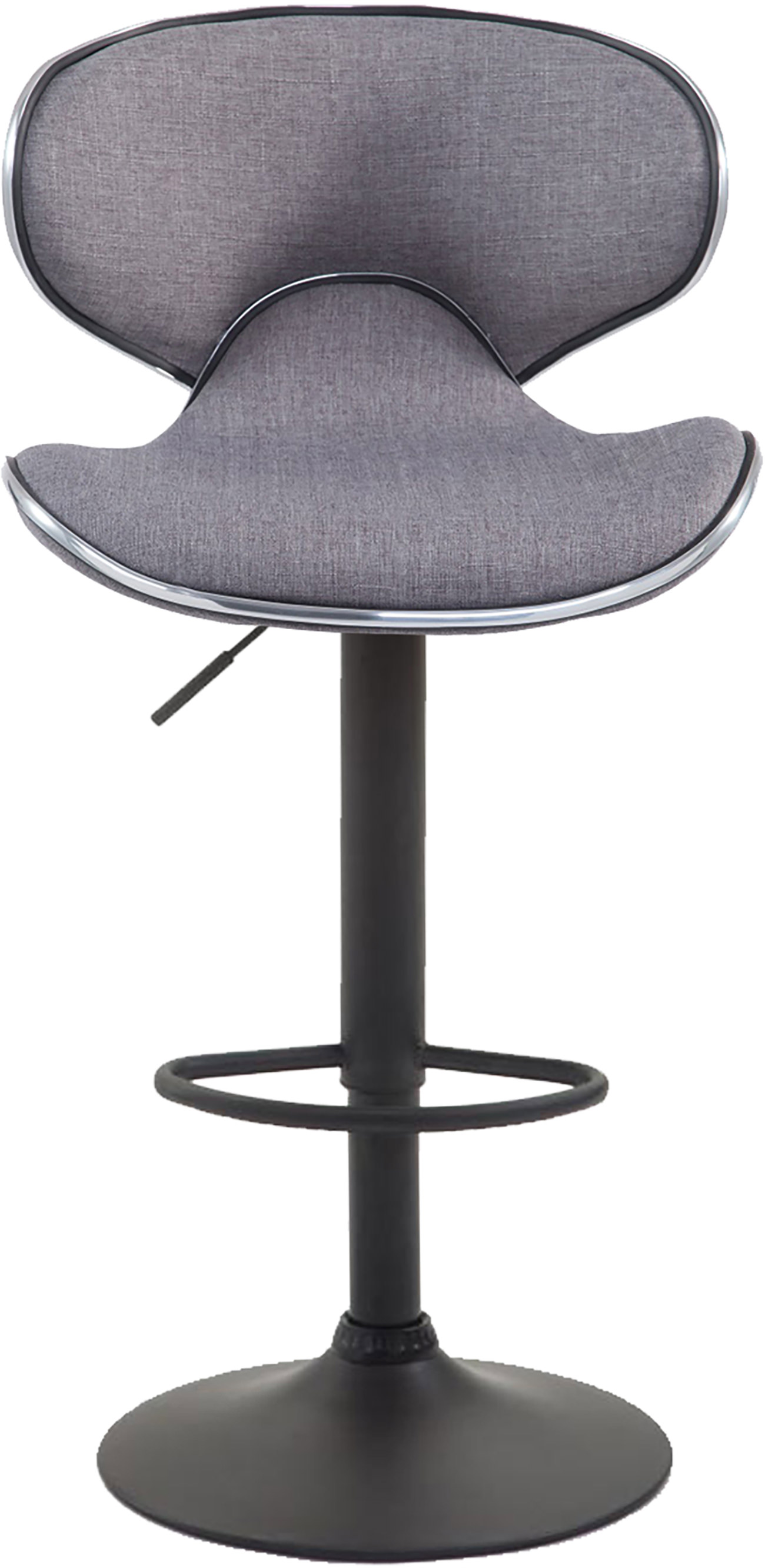2er Set Barhocker Las Vegas V2 Stoff schwarz