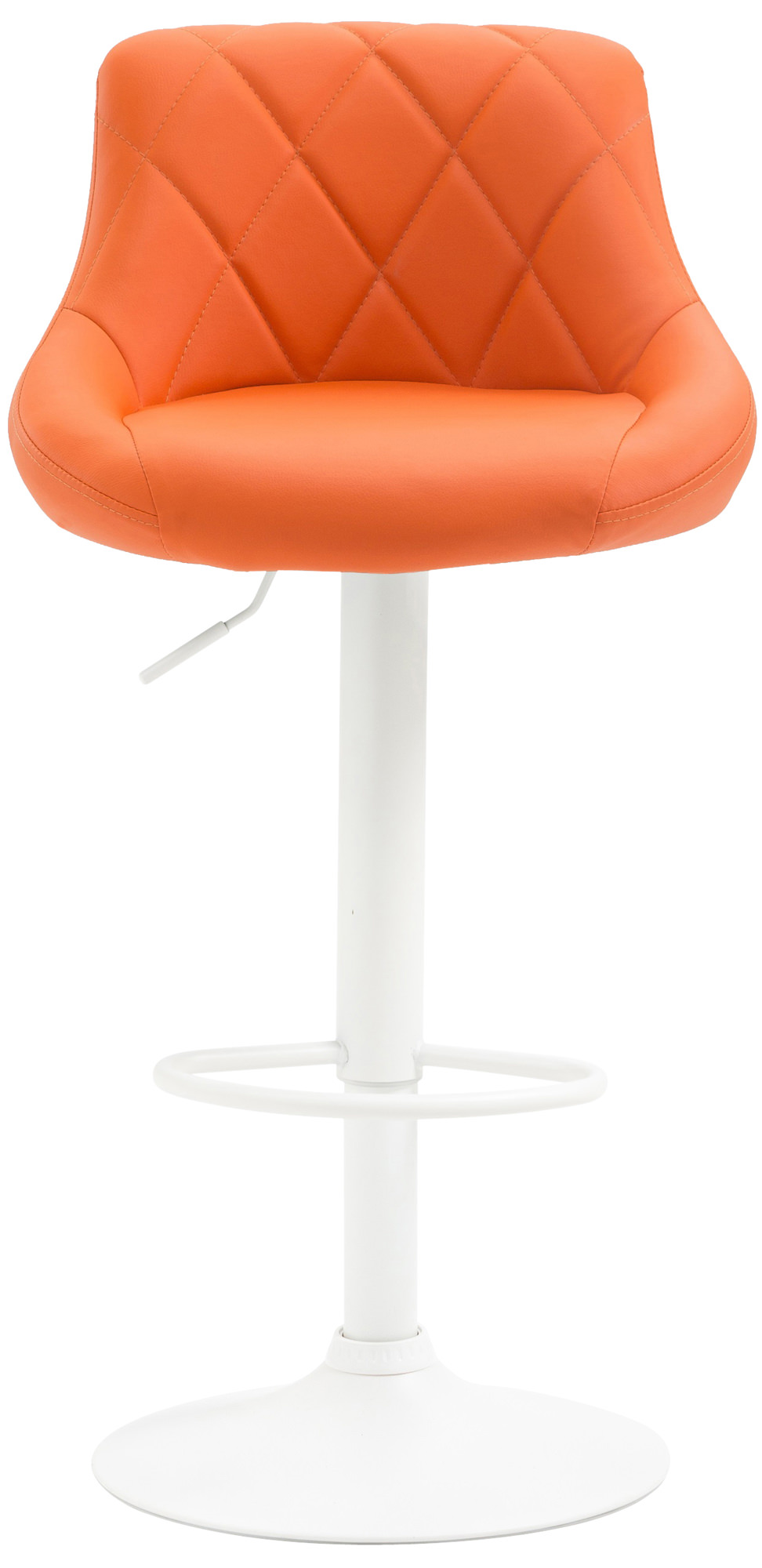Barhocker Lazio Kunstleder weiß