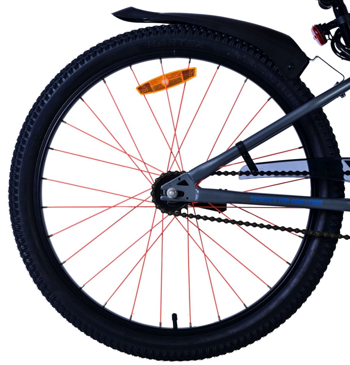 Volare Rocky Kinderfahrrad für Jungen - 24 Zoll in Blau für Abenteuerlustige