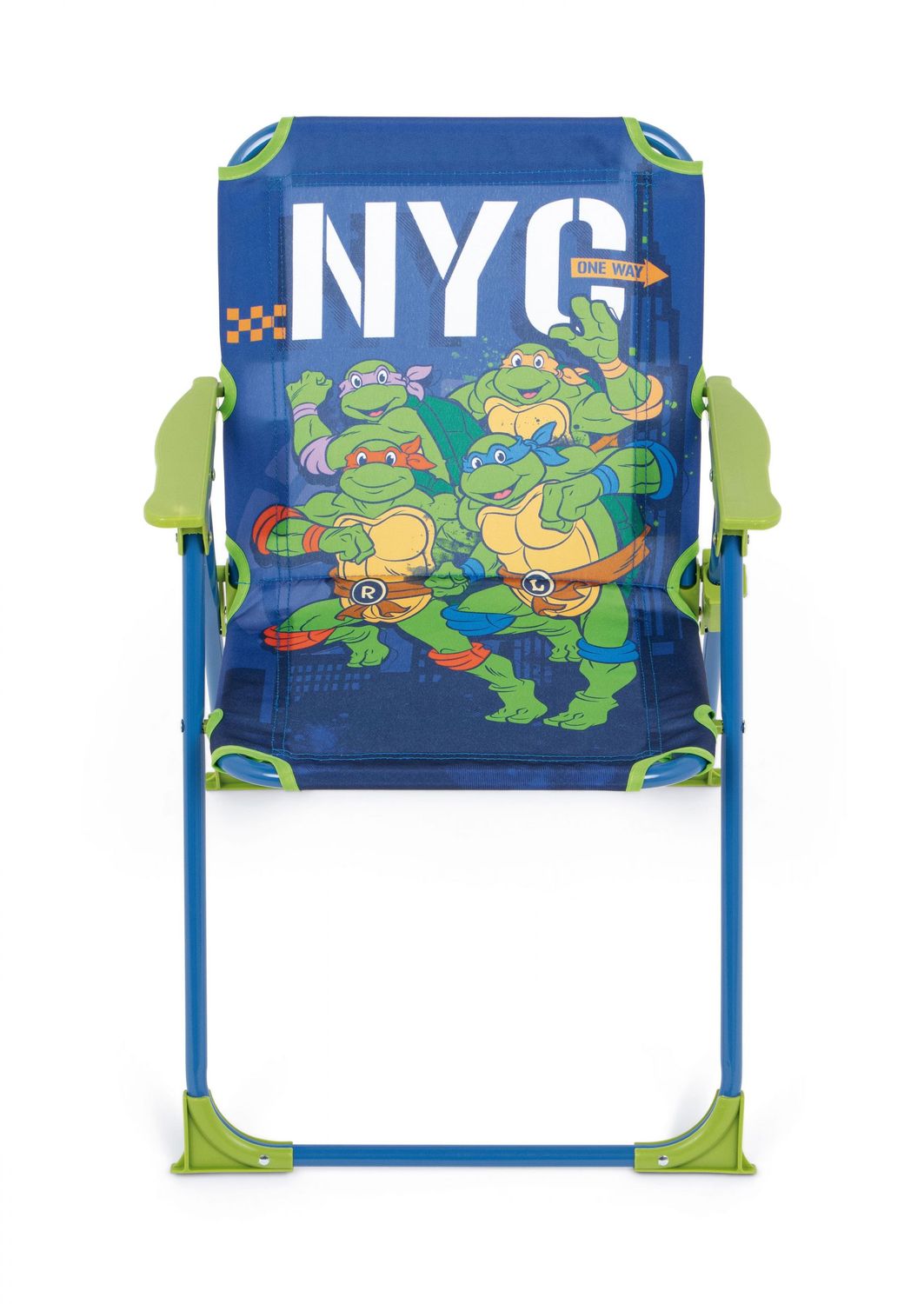 ARDITEX Kindermoebel Ninja Turtles - Campingstuhl mit Armlehnen 38 x 32 x 53 cm