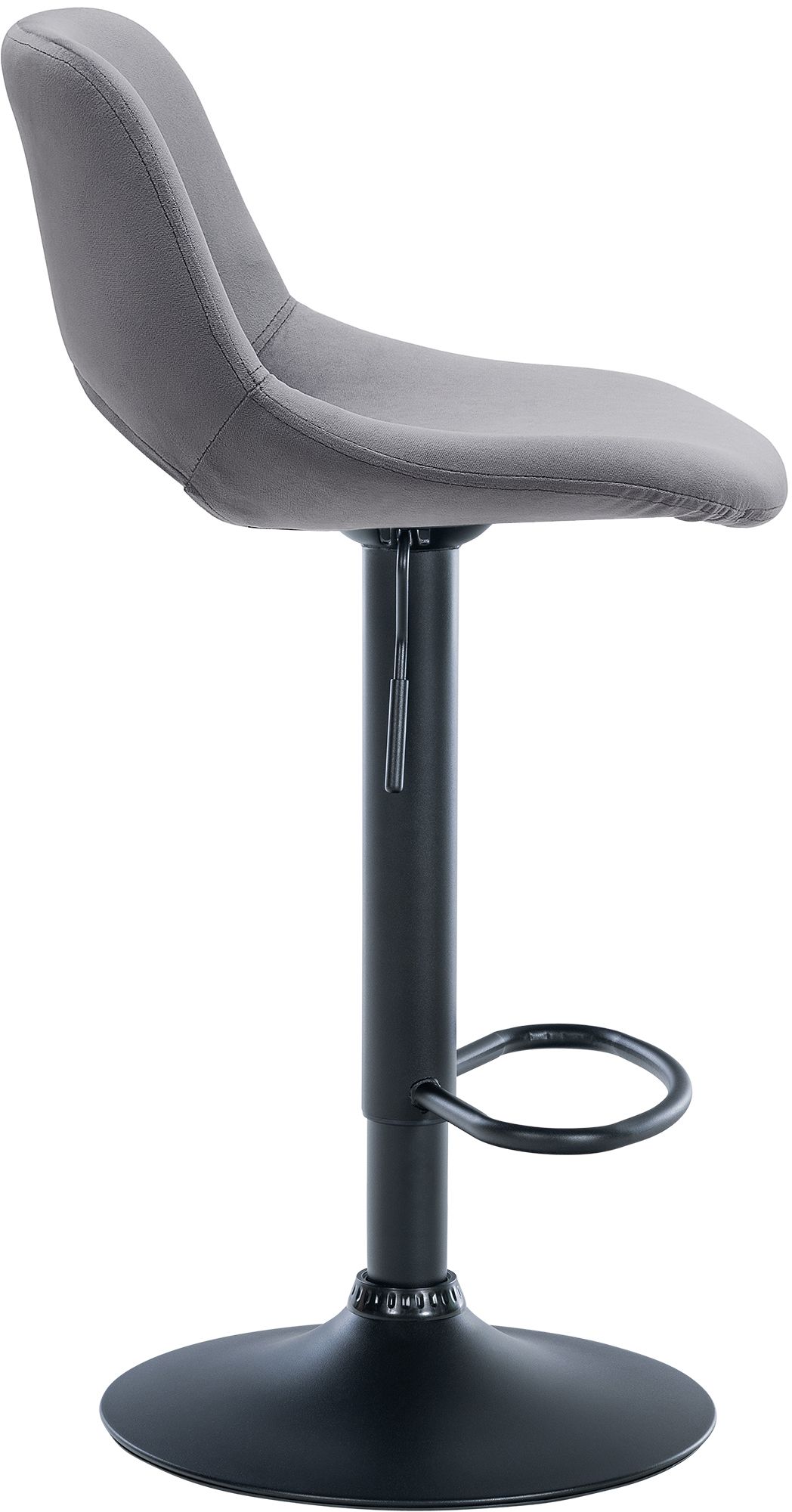 Barhocker Camden Samt schwarz
