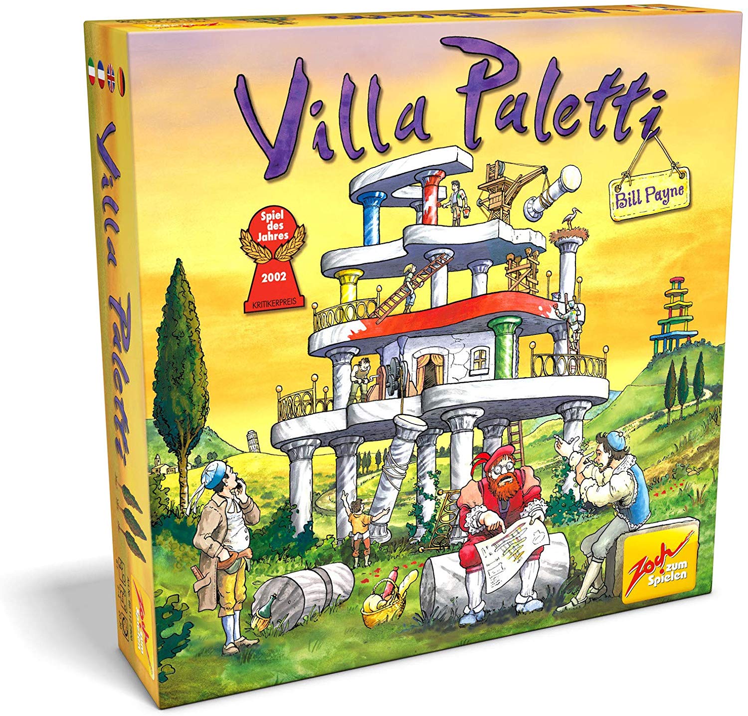 Zoch Verlag Brettspiele & Gesellschaftsspiele Zoch - Villa Paletti - Familienspiel