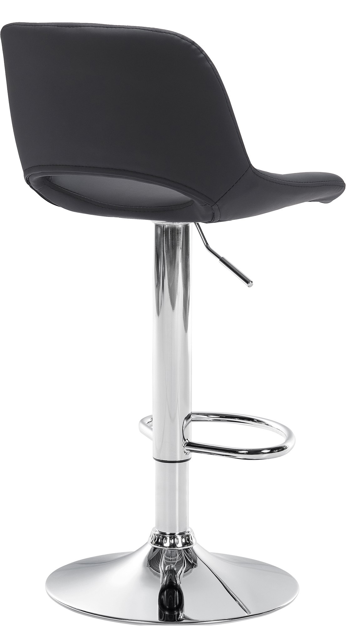 2er Set Barhocker Camden Kunstleder chrom