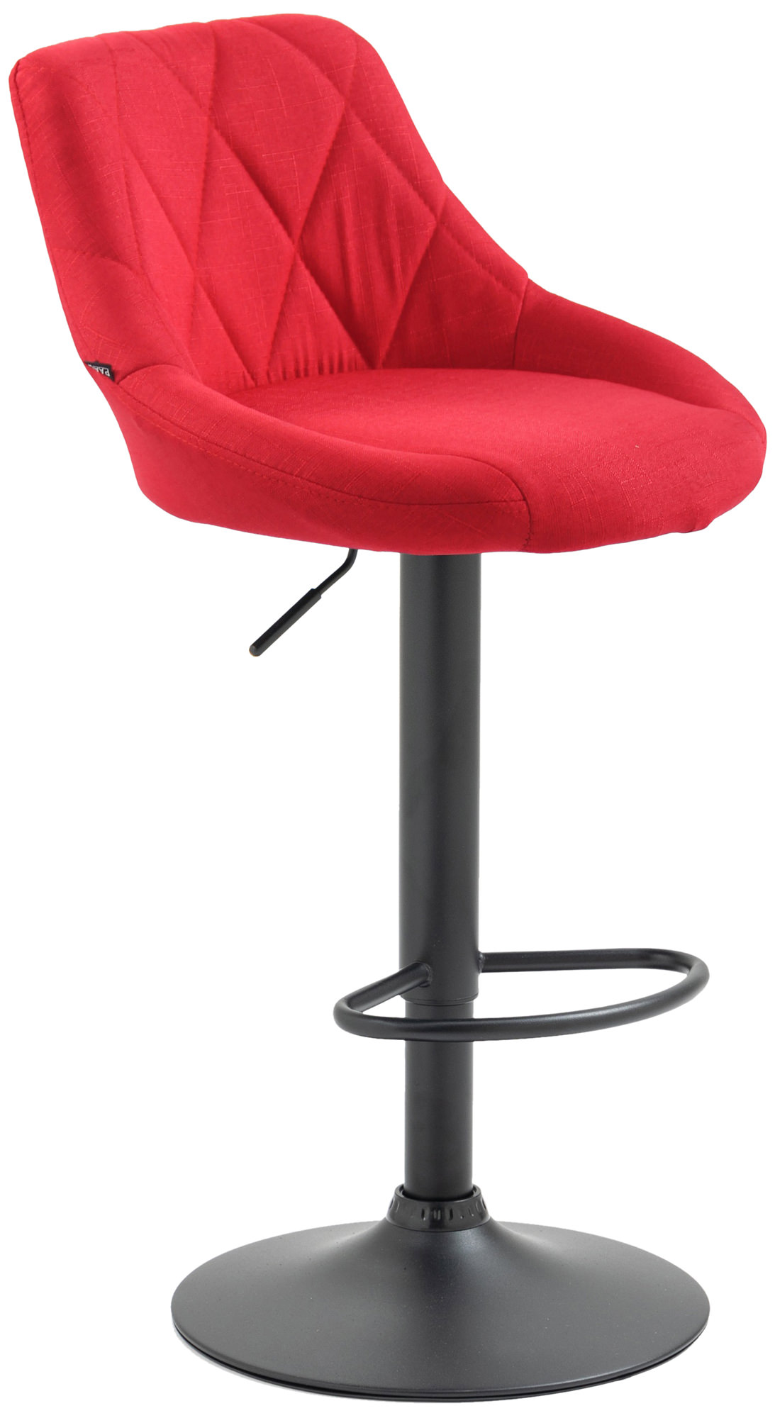 Barhocker Lazio Stoff schwarz