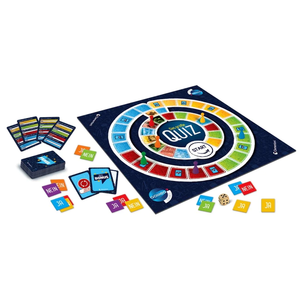 Clementoni Büro- und Schulbedarf Clementoni 59301 - Galileo - Das große Quiz - Galileo Games
