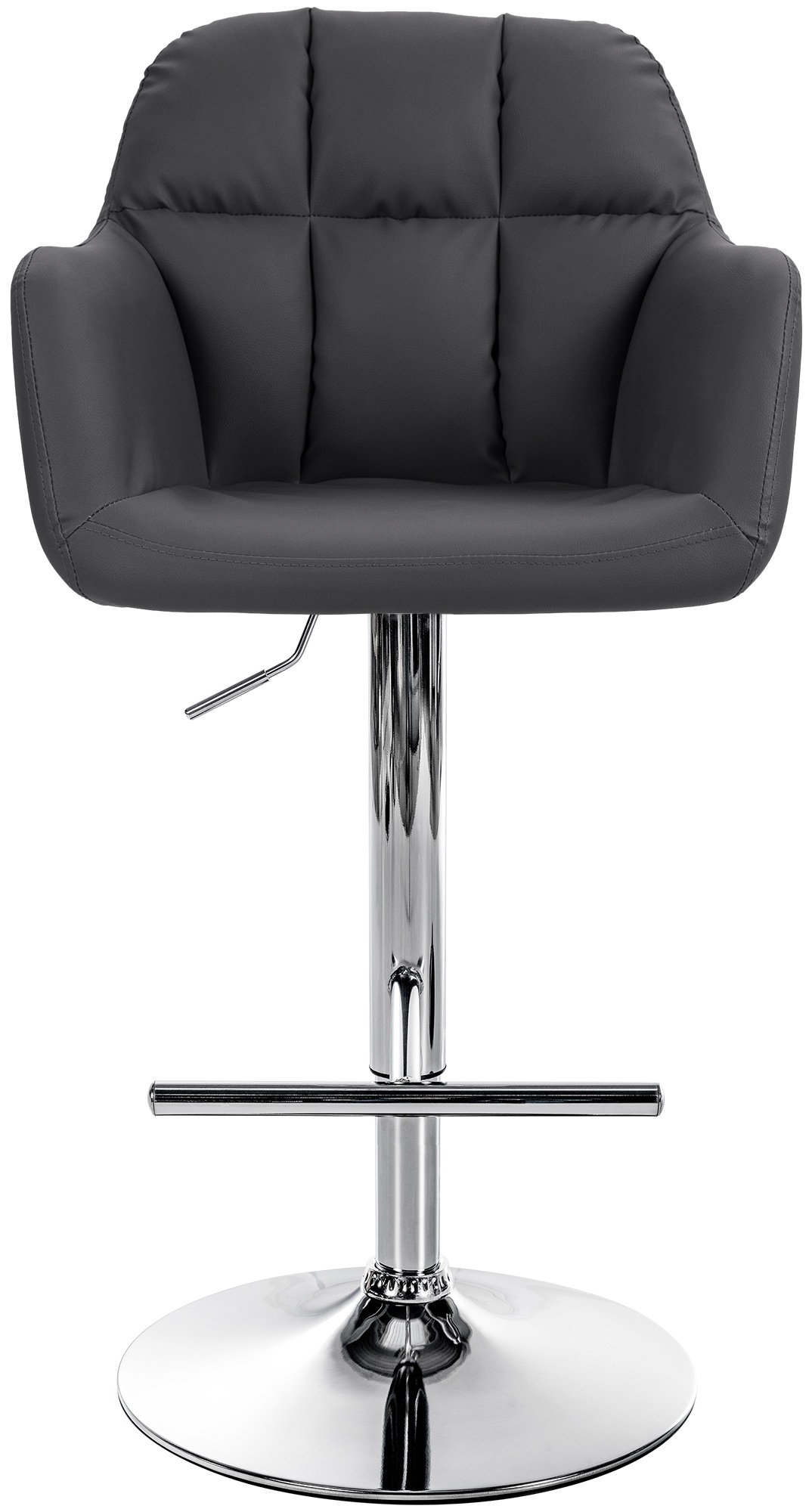 Barhocker Natoma Kunstleder chrom