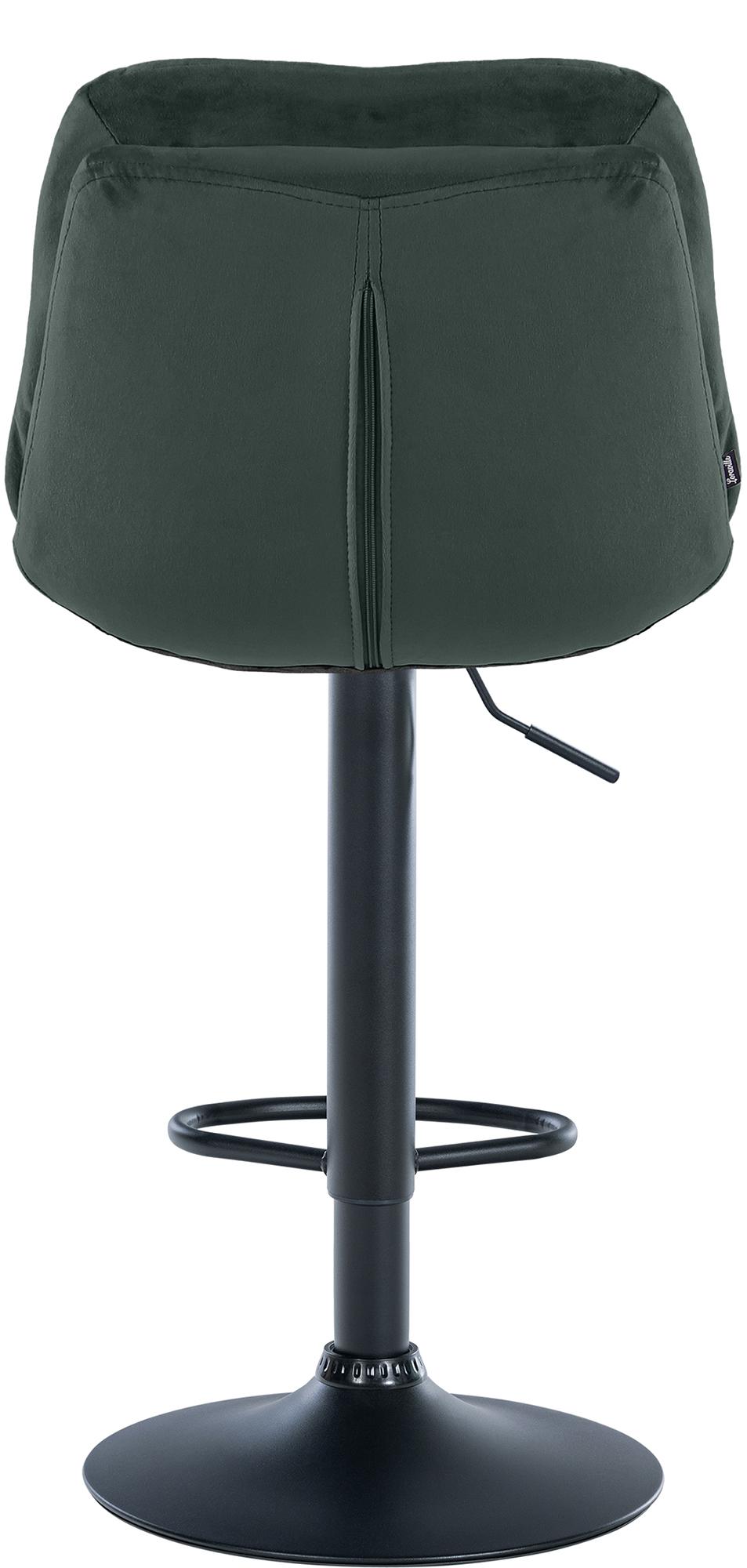 Barhocker Laurel Samt schwarz