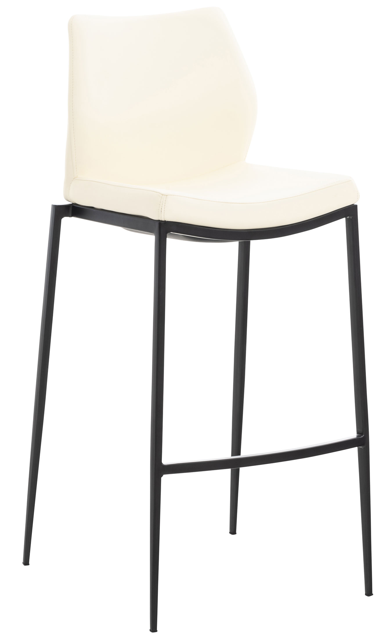 Barhocker Matola Kunstleder schwarz