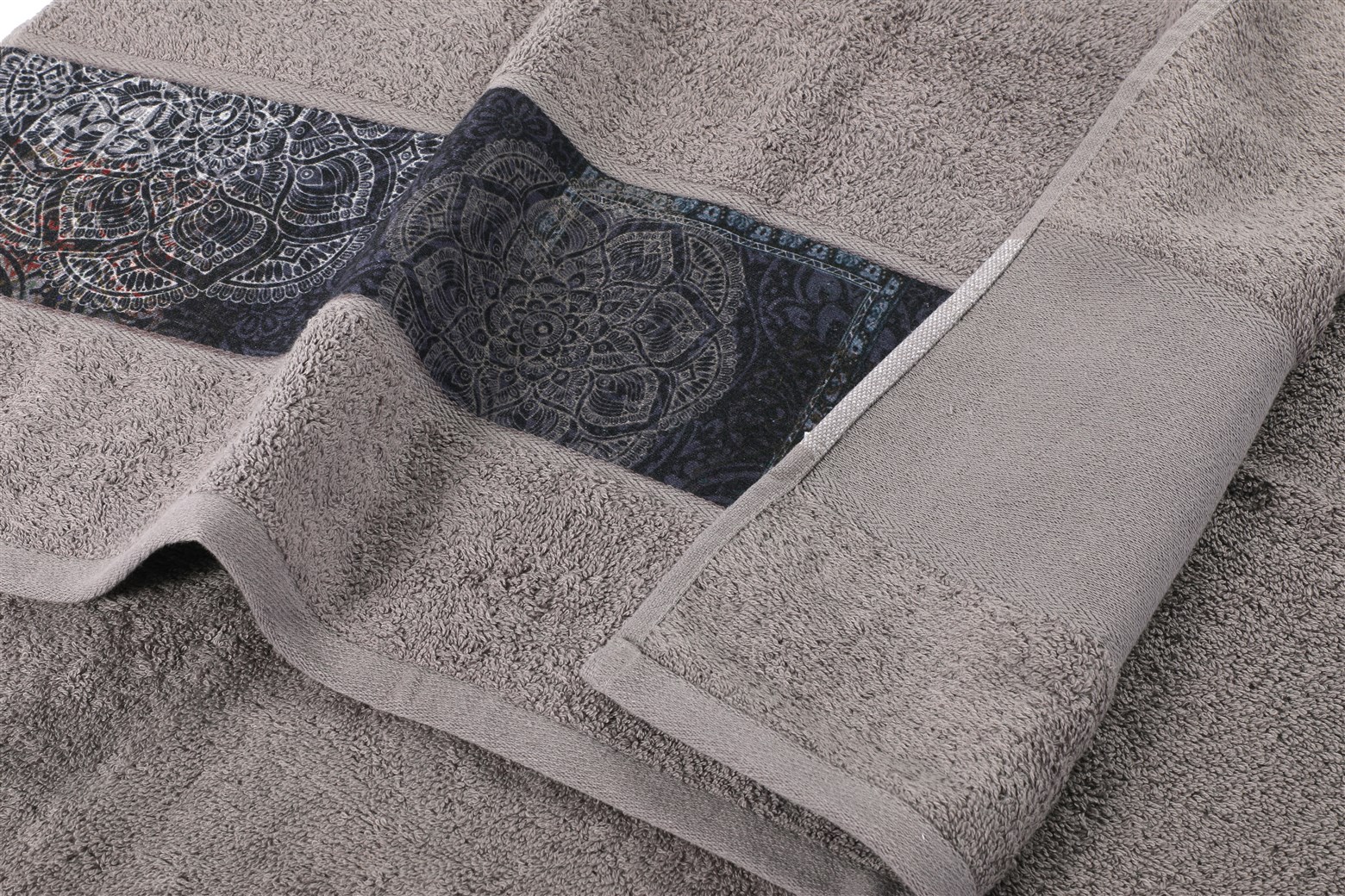 Handtuch-Set Handtuch Medley 125 8er-Set Grau / Blau