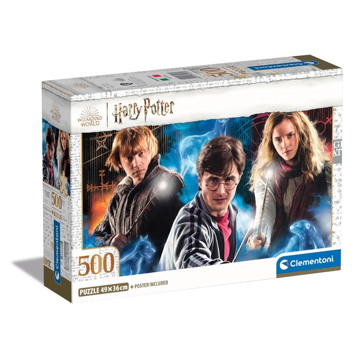 Clementoni Puzzles 500 Teile Puzzle Harry Potter Compact - Harry Potter