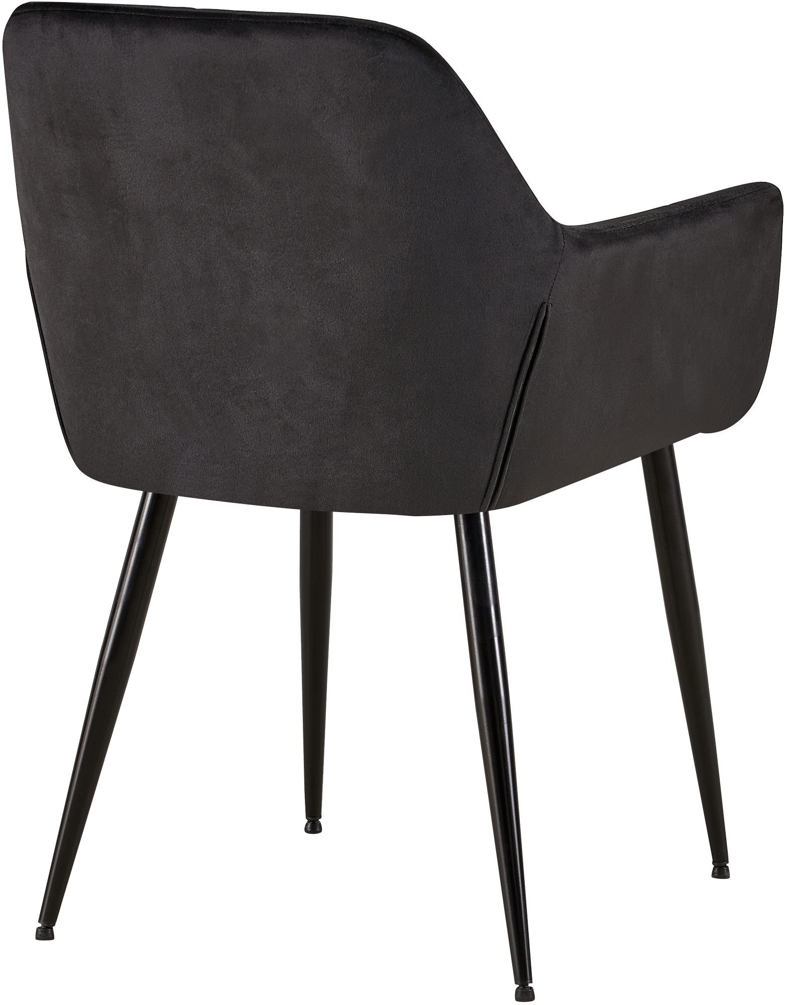 2er Set Esszimmerstuhl Emia Samt
