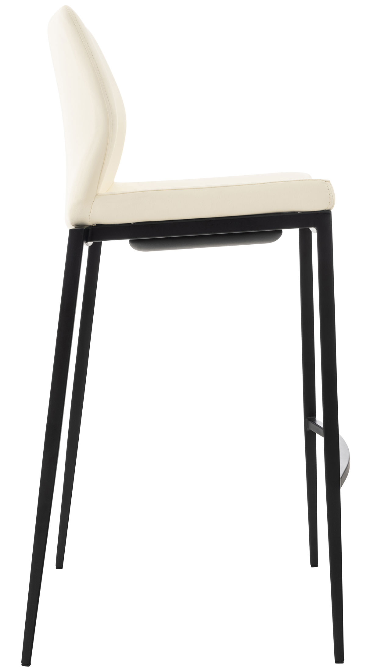 Barhocker Matola Kunstleder schwarz
