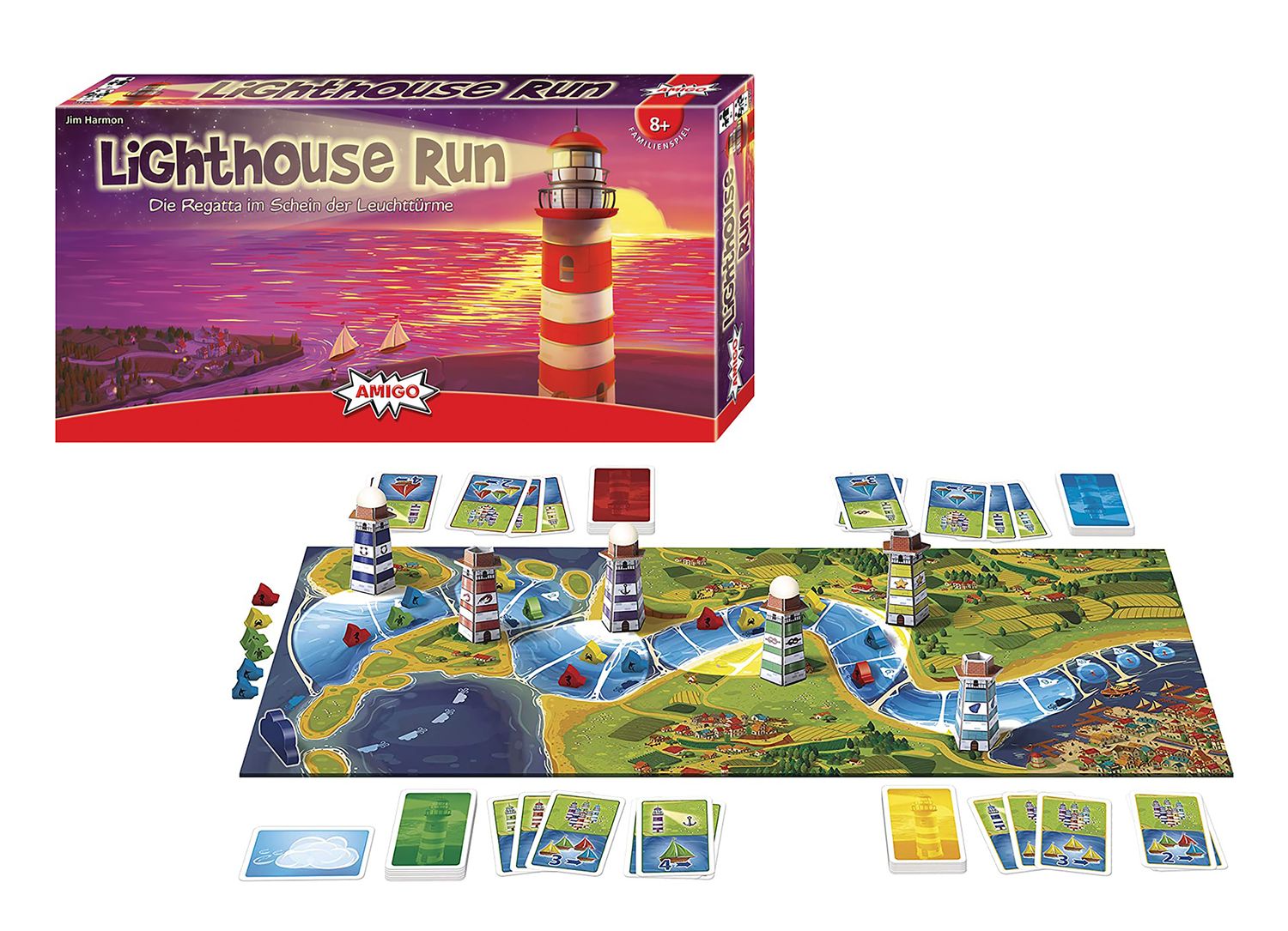 AMIGO Brettspiele & Gesellschaftsspiele Amigo Lighthouse Run - Familienspiel