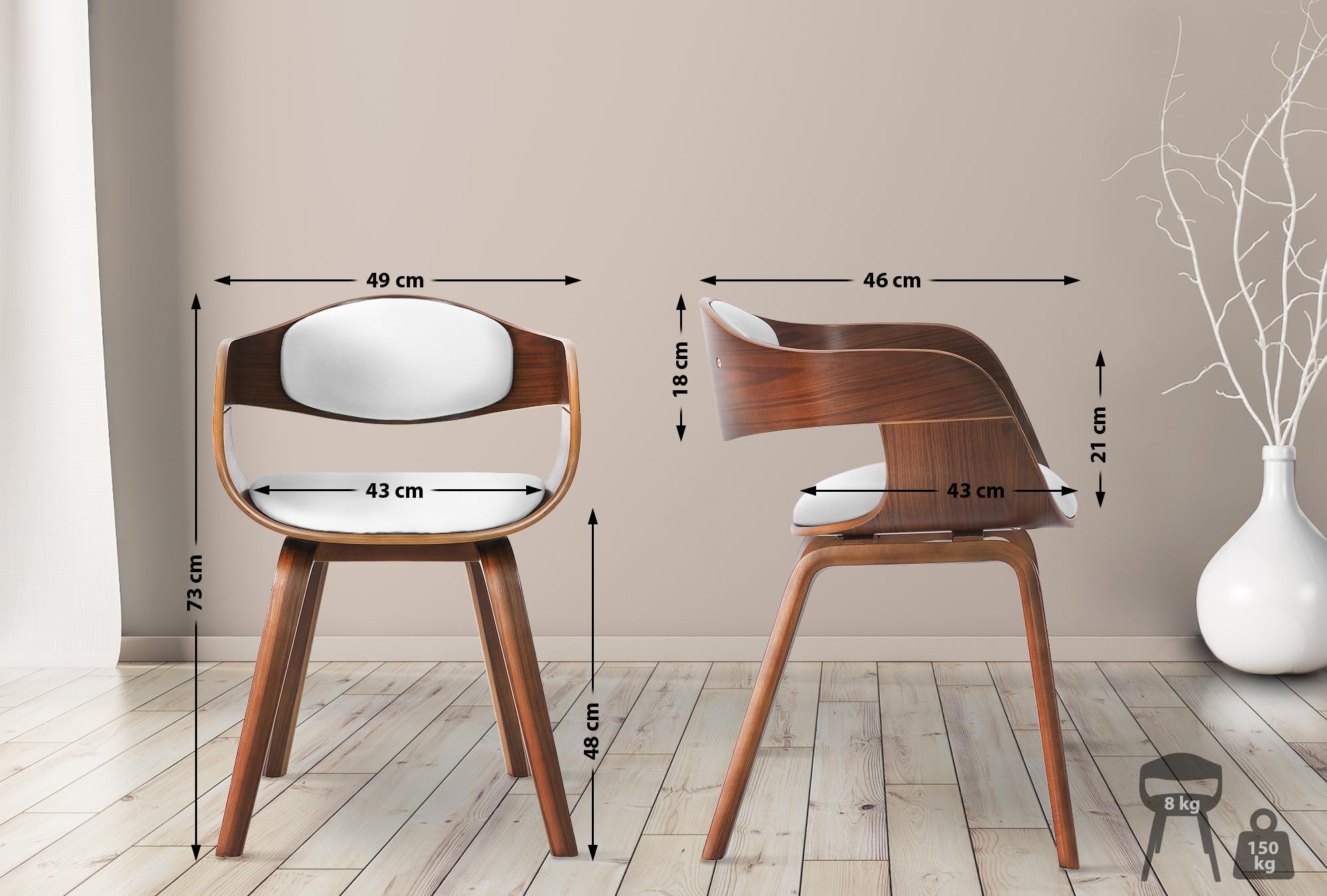 2er Set Stühle Kingston Kunstleder