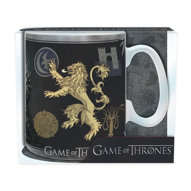 Abysse Küchenutensilien GAME OF THRONES - Jumbo Tasse "Logos and Throne"