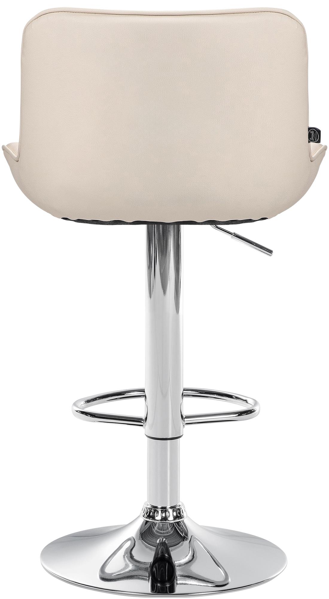 Barhocker Vonore Kunstleder chrom
