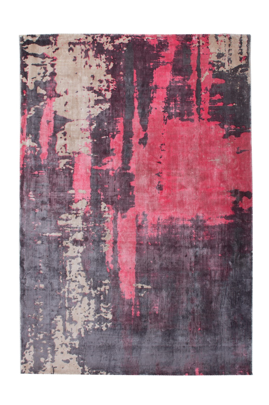 Teppich Ocean 100 Rot / Beige / Anthrazit 70cm x 140cm