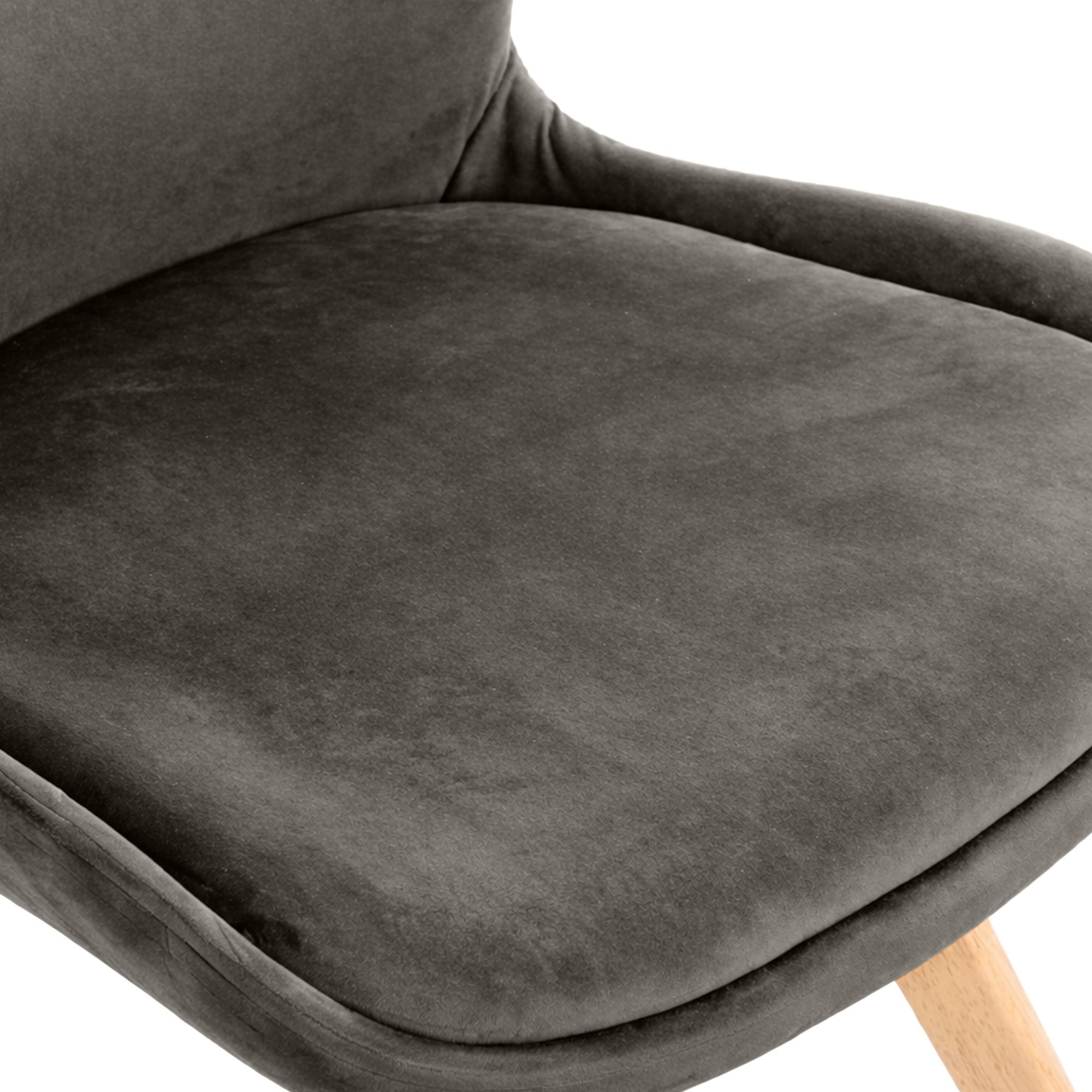 2er Set Stuhl Luna Samt