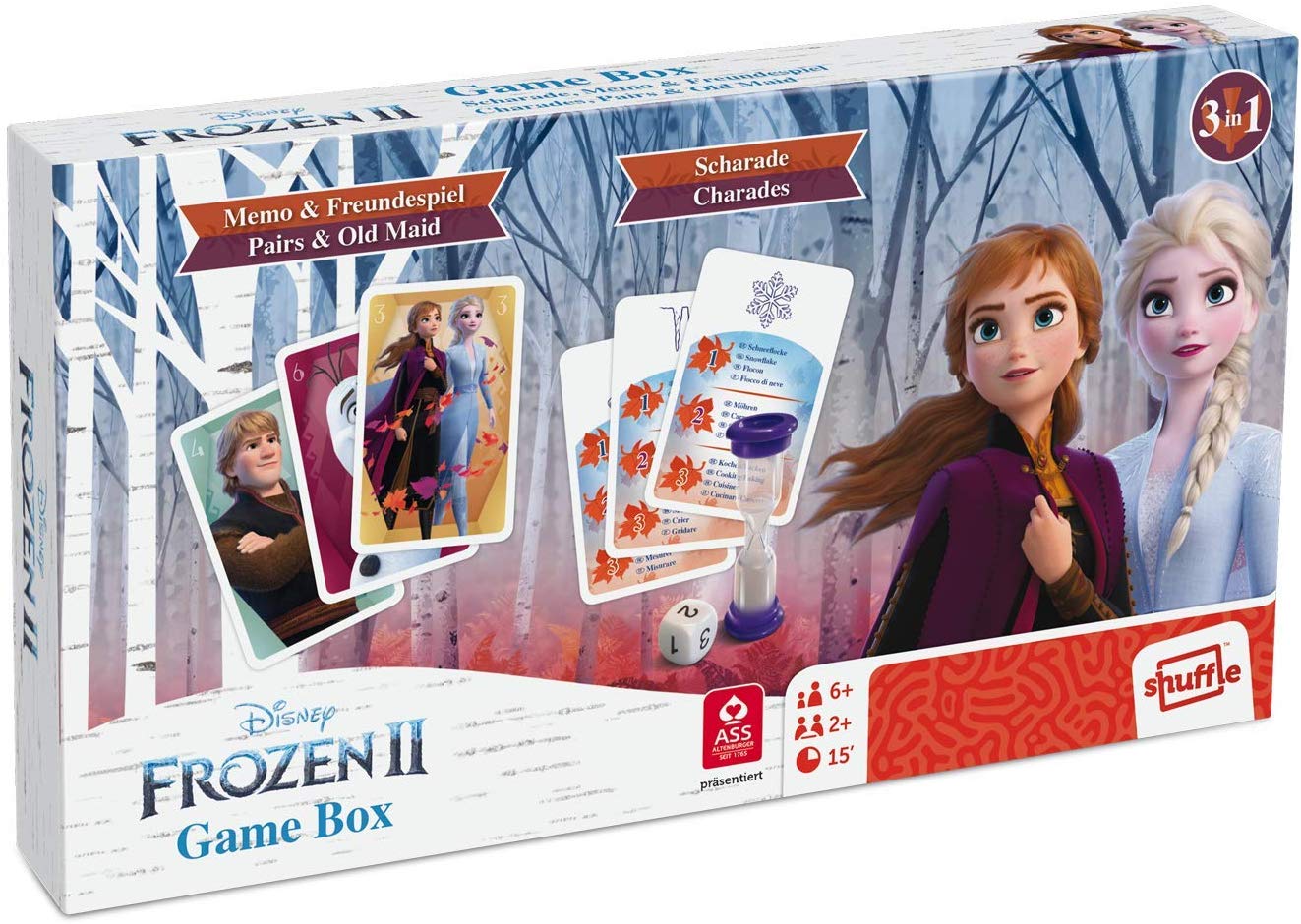 ASS - Cartamundi Kartenspiele ASS Altenburger - Disney Frozen 2 / Die Eiskönigin 2: Spielebox