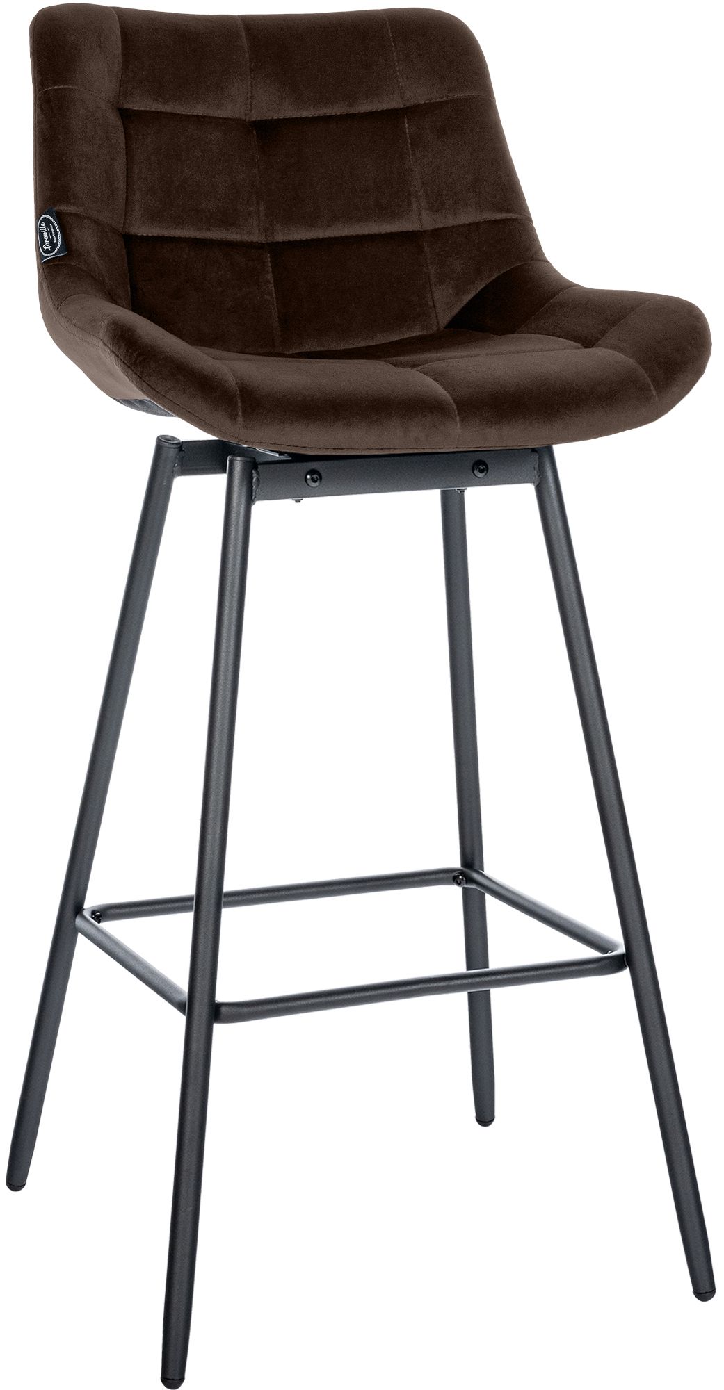 Barhocker Weston Schwenkbar Samt