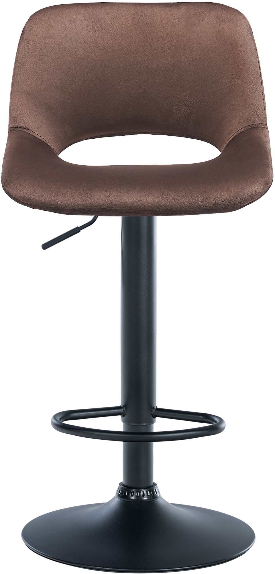 Barhocker Camden Samt schwarz