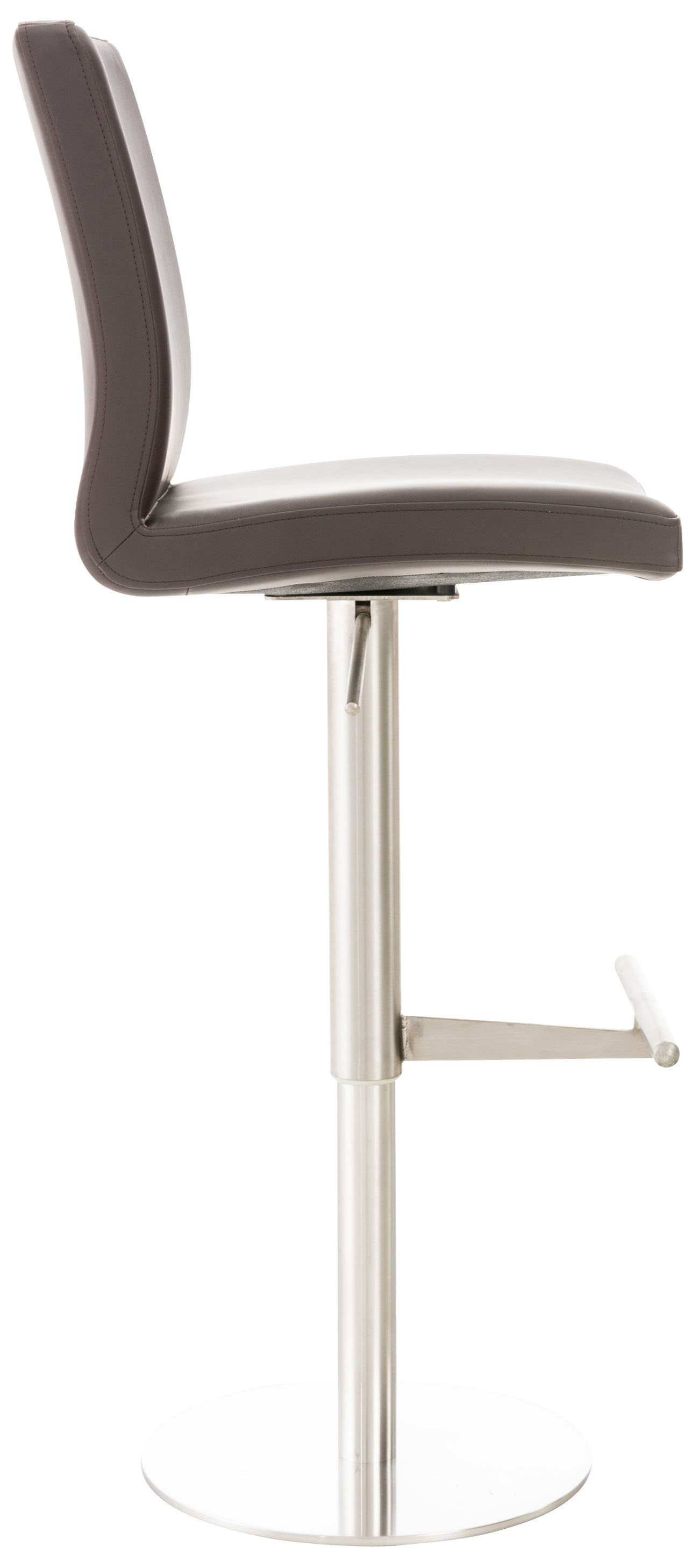 Barhocker Cadiz Kunstleder edelstahl