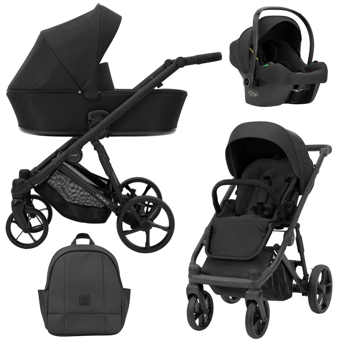 KUNERT Sp. k. Kunert ARIZO 3 in1 mit schwarzem Gestell – Ansicht 2