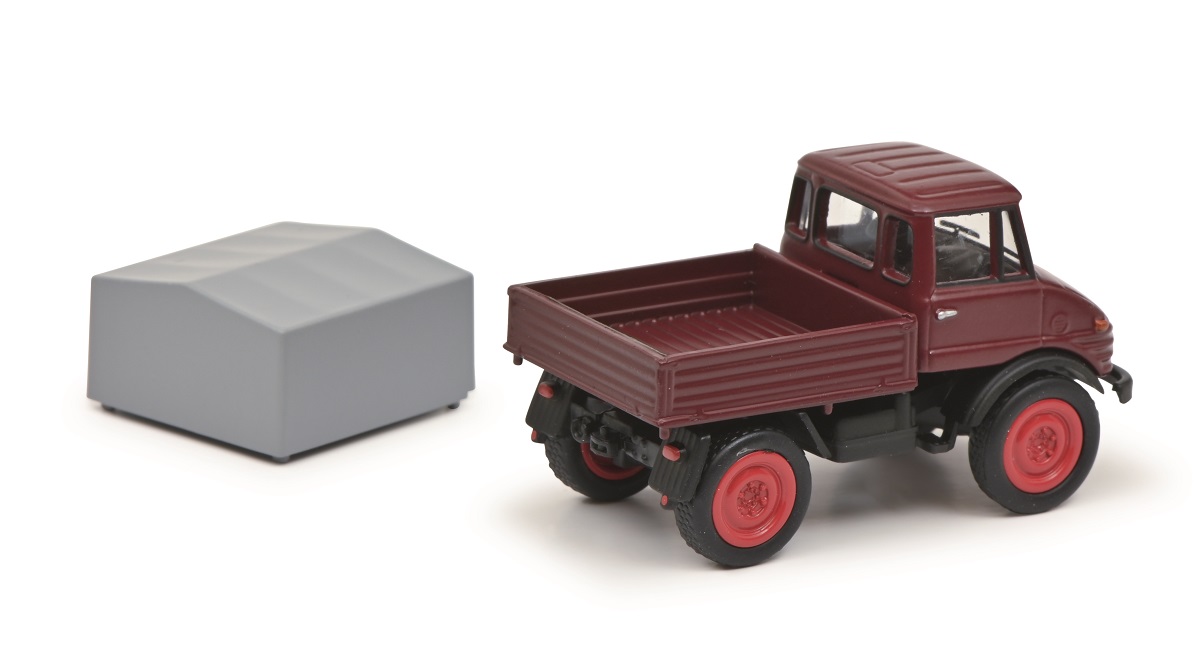 Schuco Modelle & Fahrzeuge Schuco 452660900 - Unimog U406 rot, 1:87    - Modellauto