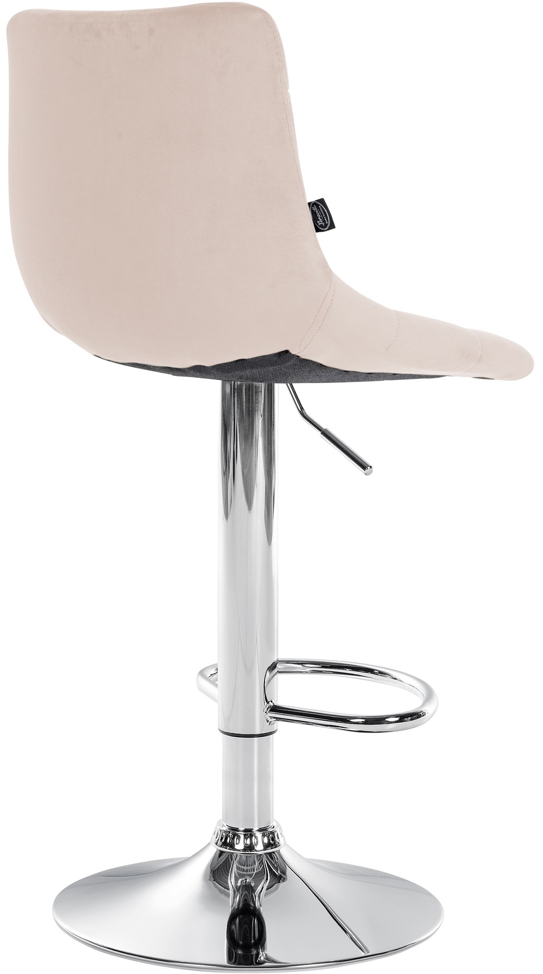 Barhocker Jerry Samt chrom