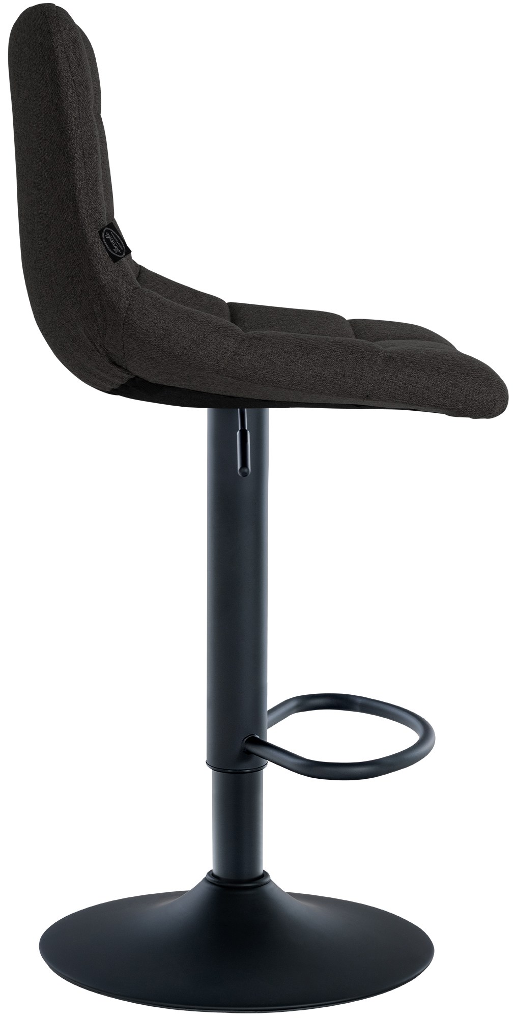 2er Set Barhocker Jerry Stoff schwarz
