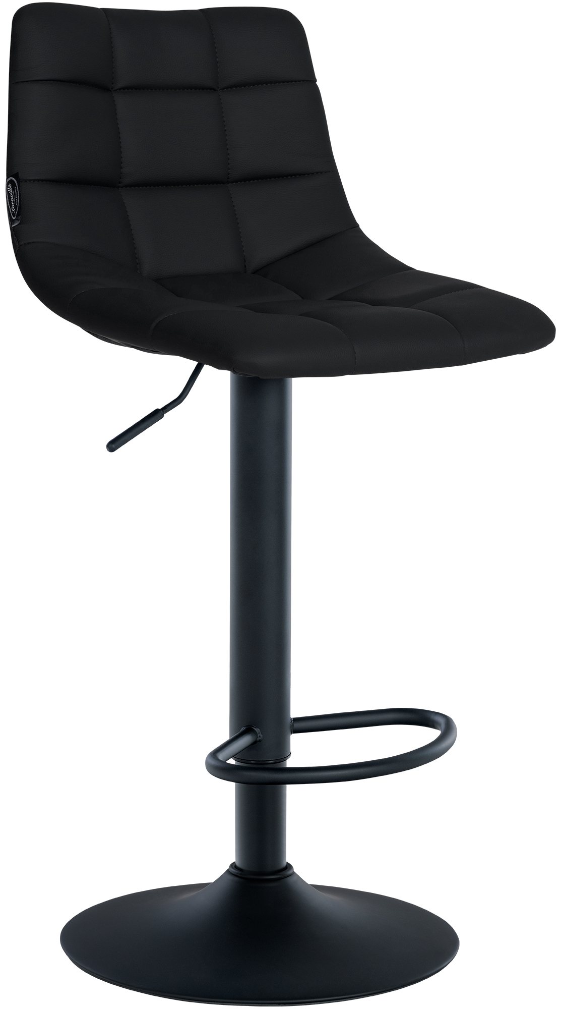 2er Set Barhocker Jerry Kunstleder schwarz