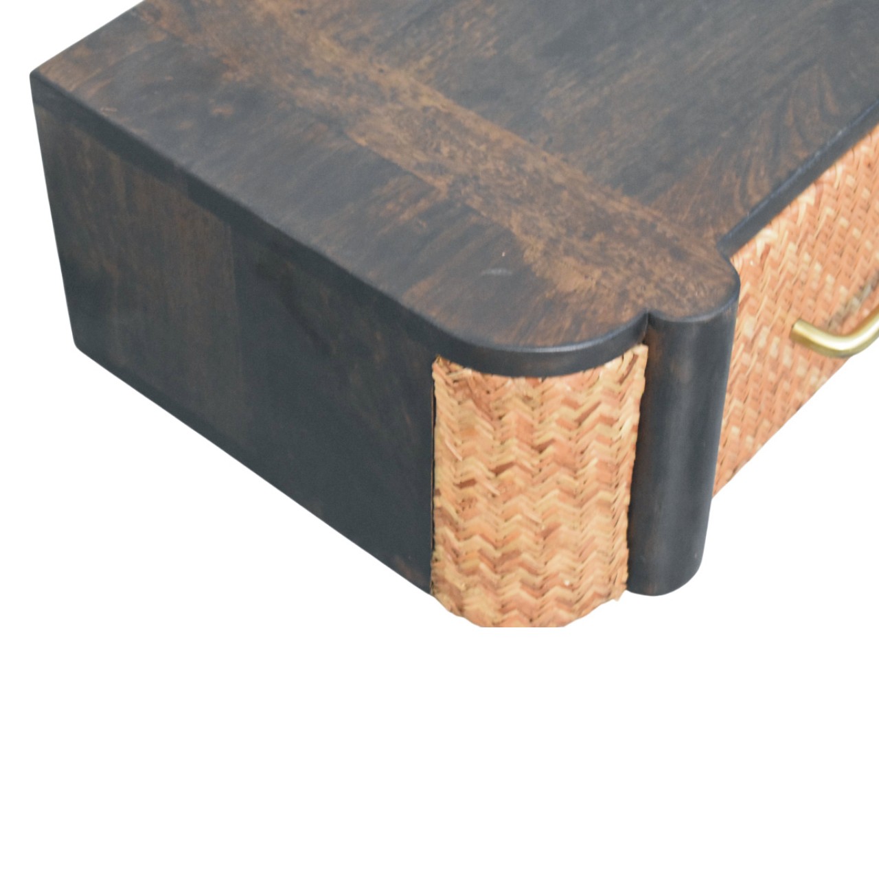 Rattan Curve Wandschublade