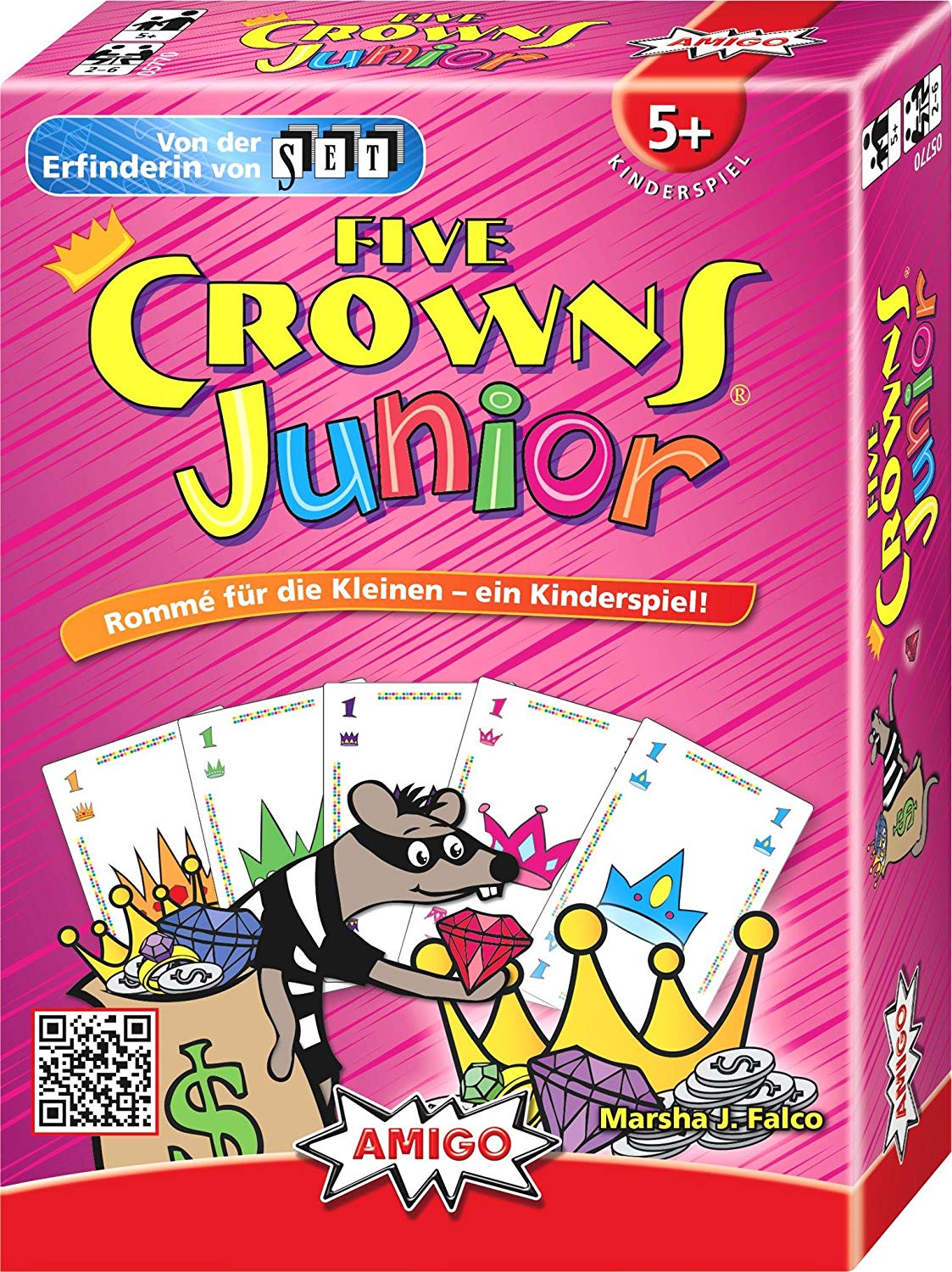 AMIGO Kartenspiele Amigo 05770 - Five Crowns Junior, Kartenspiel
