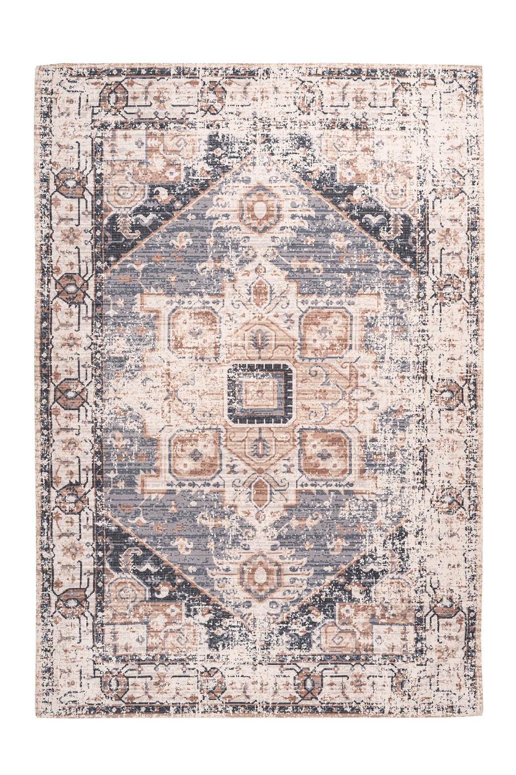 Teppich Indiana 125 Grau / Braun 120cm x 170cm