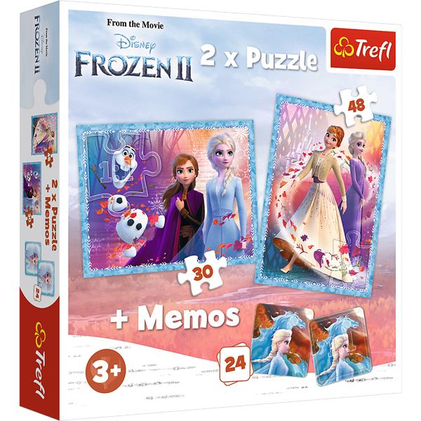 Trefl Puzzles Disney Frozen 2 - Puzzle und Memo 2in1 30+48 Teile