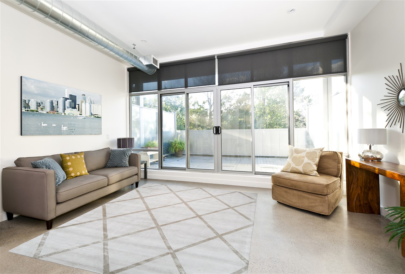Teppich Luxury 210 Elfenbein / Taupe 120cm x 170cm
