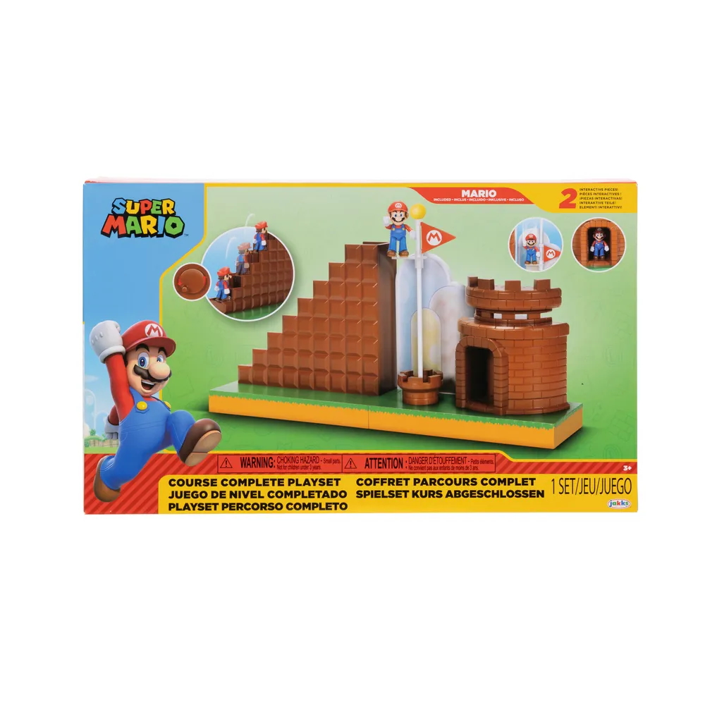 Jakks Pacific Sonstiges Nintendo Super Mario - End Level / Course Complete - Spielset