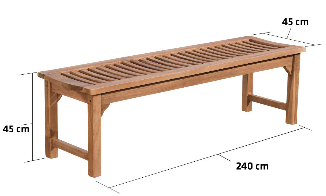 Warte-Bank Havana V2 240X45X45
