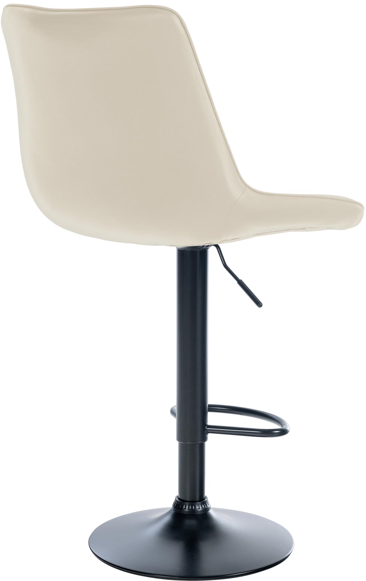 Barhocker Toni Kunstleder schwarz