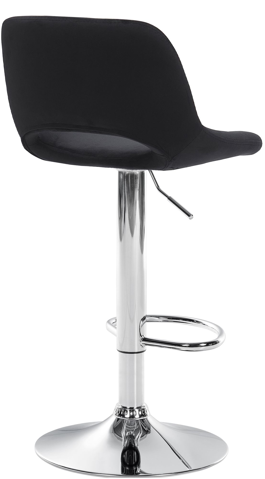 Barhocker Camden Samt chrom