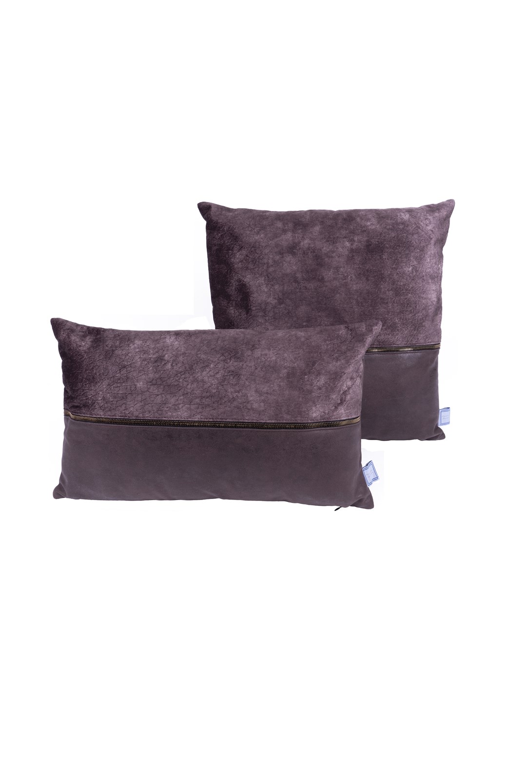 Deko-Kissen Dekokissen Picco 125 2er-Set Grau / Braun