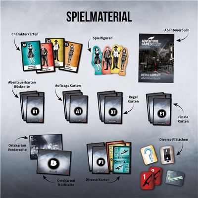 Kosmos Brettspiele & Gesellschaftsspiele Kosmos 695200 - Adventure Games - Die Akte Gloom City
