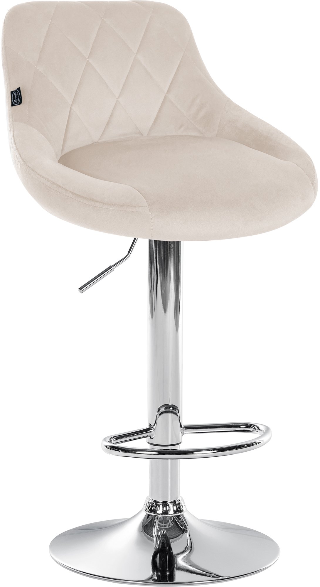 Barhocker Lazio Samt chrom